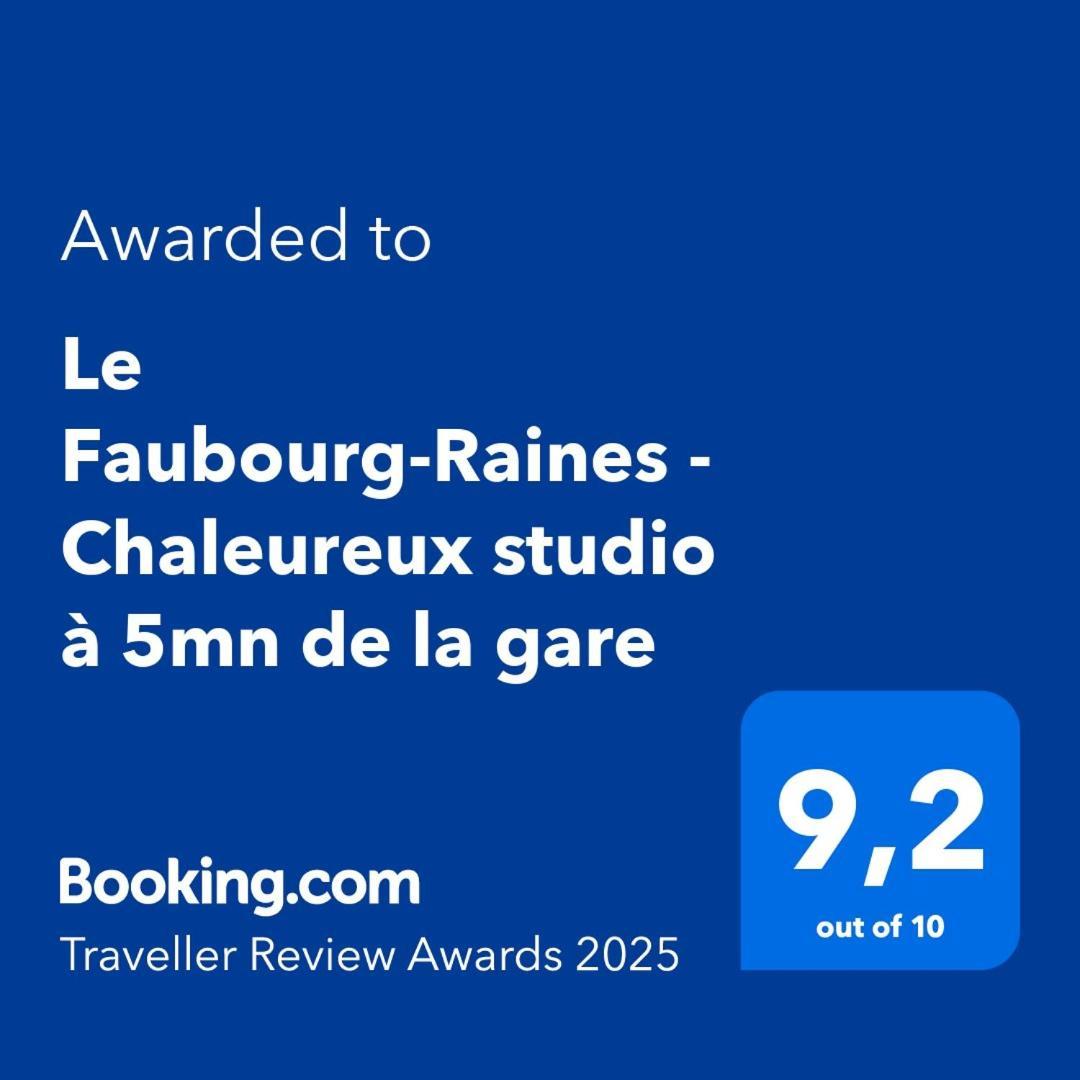 Le Faubourg-Raines - Chaleureux Studio A 5Mn De La Gare Dijon Exterior photo